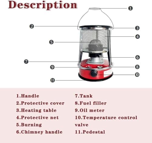 AMeLL Kerosene Tent Heater 46L Portable Indoor Space Heater