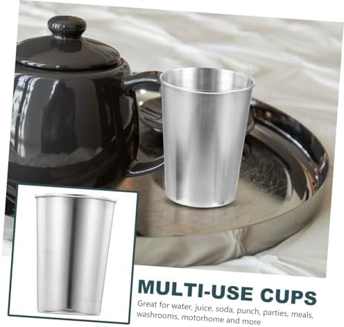 Mobestech Silver Stainless Steel Tumbler Cup Multi-Use Holder