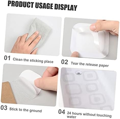 72pcs Anti-Slip Bathtub Decals for Home Safety