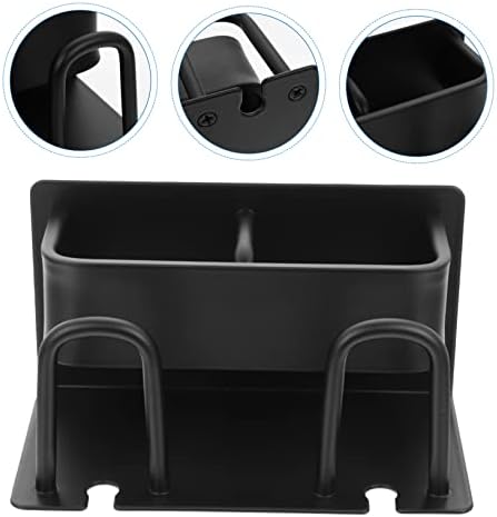 Wall Mounted Aluminum Toothbrush Holder with Cup Holder