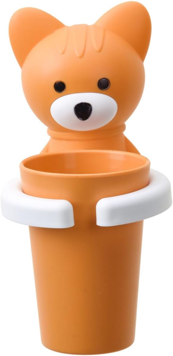 Wall Mounted Toothbrush Holder with Fox Design