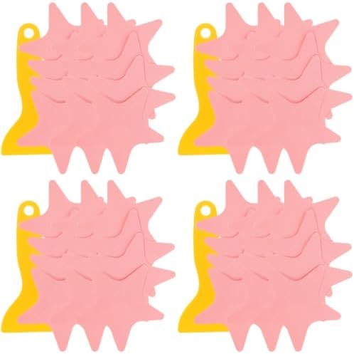 Garneck 4 Sets Self-Adhesive Star Stickers for Bathtubs and Floors
