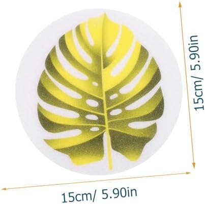FOYTOKI Leaf Design Bathtub Skid Decals Set