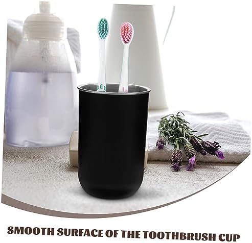 Amosfun 3Pcs Stainless Steel Toothbrush Holder with Gargling Cup