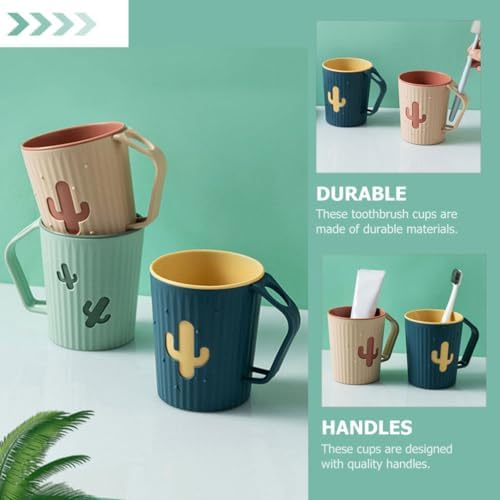 DOITOOL 4Pcs Toothbrush Holders Bathroom Accessories