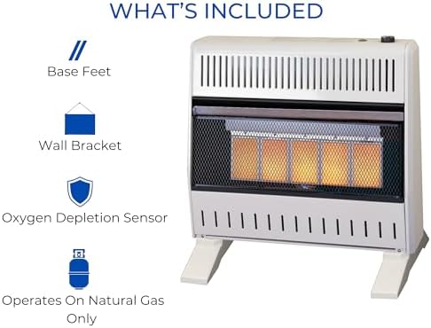 ProCom Natural Gas Ventless Infrared Heater 30000 BTU