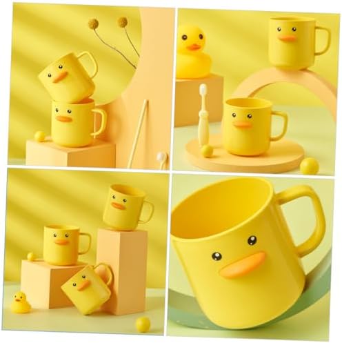 2pcs Cute Toothbrush Storage Cups for Bathroom Use