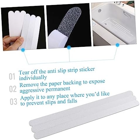 LIFKOME Non-Slip Mats for Bathroom Safety