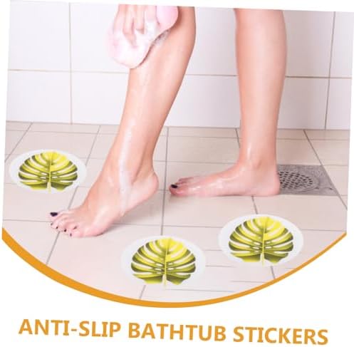 HAKIDZEL 1 Set Non-Slip Bathtub Decals Beige Yellow