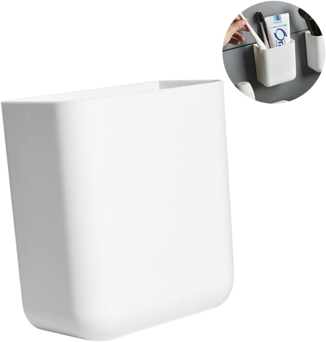LIFKOME Wall Mounted Toothbrush and Toothpaste Holder