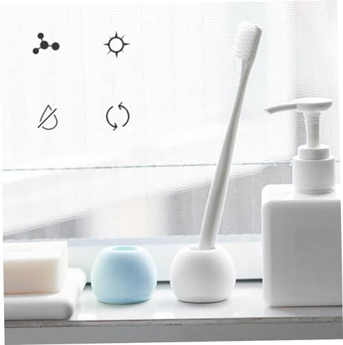 PRETYZOOM 3pcs Diatomite Toothbrush Holder Organizer