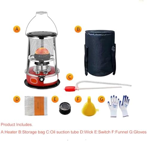 SUZEPER Kerosene Heater - Portable Efficient Smoke-Free