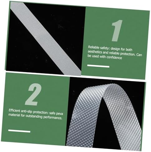JECOMPRIS 1set Anti-Slip Shower Stickers Peva Safety Strips