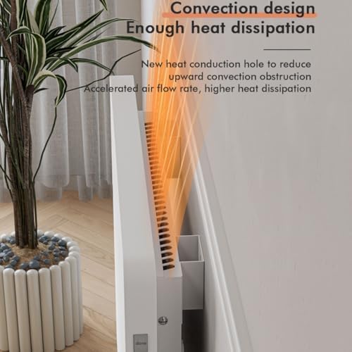 Efficient Wall Mounted Electric Heater for Home Office 600W