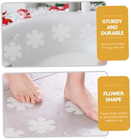 12pcs Self Adhesive Flower Shower Stickers for Bathtubs Kitchens and Stairs