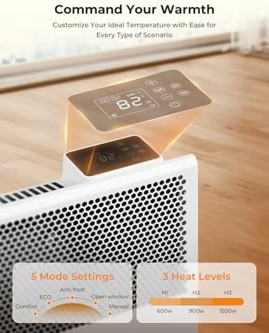 Reekie Smart Convection Panel Heater with Alexa