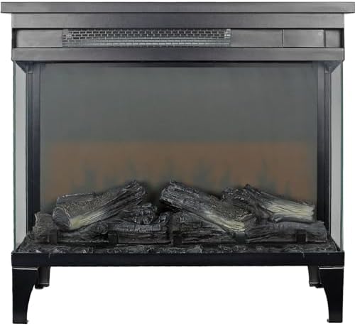 Doredo 3-Sided Electric Fireplace with Remote Control 1