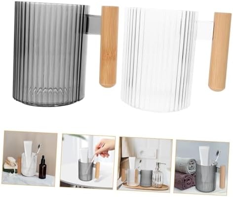 LIFKOME 4Pcs Reusable Toothbrush Holder Cup for Bathroom and Travel