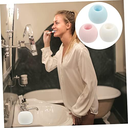 KONTONTY Waterproof Diatomite Toothbrush Organizer Stand