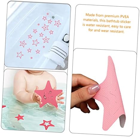 LIFKOME 12Pcs Star Shape Non-Slip Bathtub Floor Stickers
