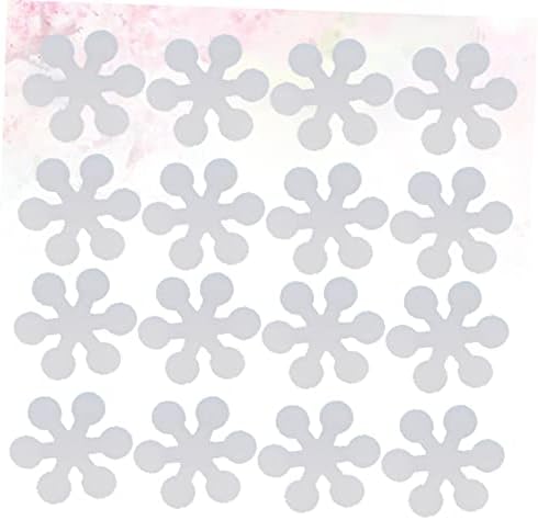 Mobestech 20Pcs Snowflake Non-Slip Bath Treads Adhesive Stickers