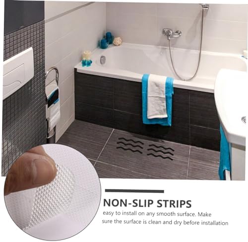 Anneome Slip Bathtub Stickers 24pcs Non-Slip Floor Tapes for Bathroom