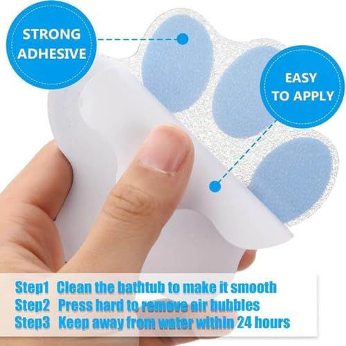Non-Slip Bathtub Stickers with Scraper for Safe Bathing 1
