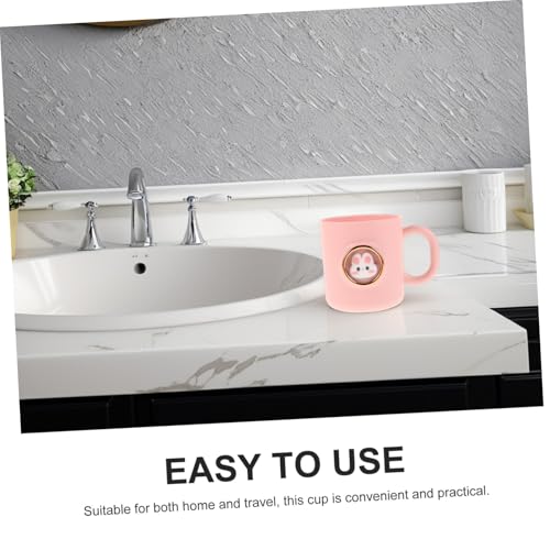 FOMIYES Cute Rabbit Toothbrush Cup Holder