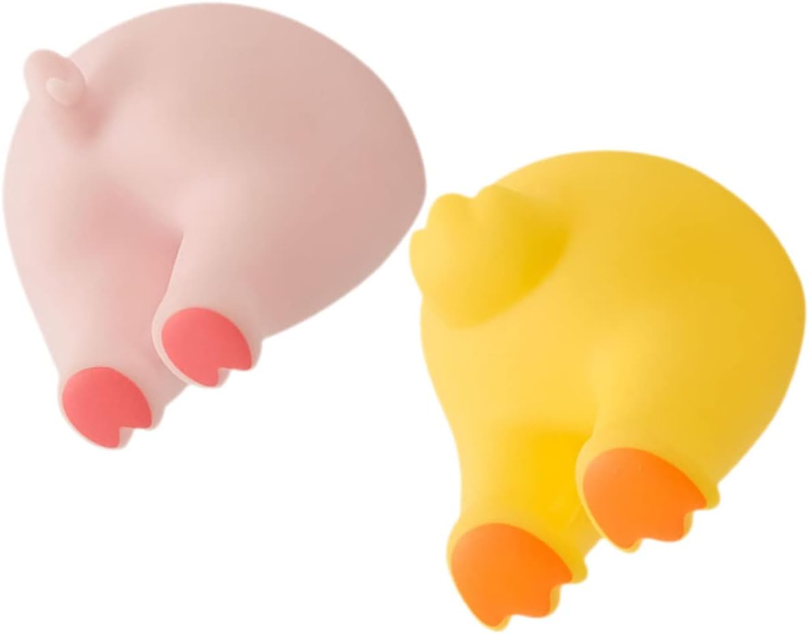 PRETYZOOM Animal Butt Hook Hanger Wall Toothbrush Holder