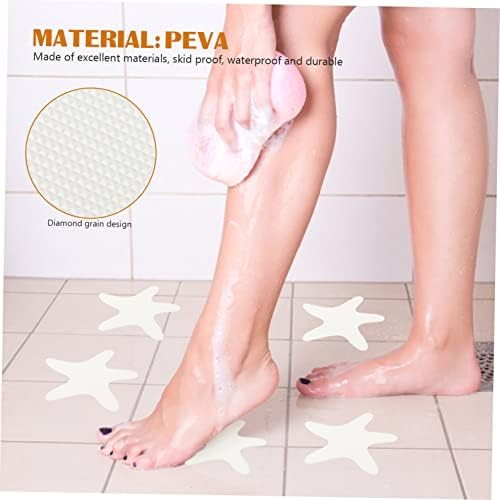 BESTOYARD 100 Pcs Non-Slip Bathroom Stickers for Bathtub Safety