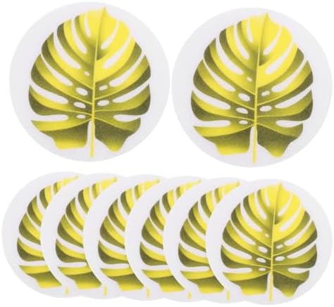 PRETYZOOM 1 Set Leaf Design Anti-Slip Bath Stickers