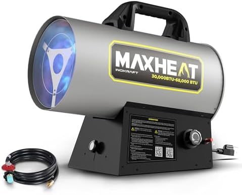 InoKraft Maxheat MH68 Propane Heater 68000 BTU Portable for Garage