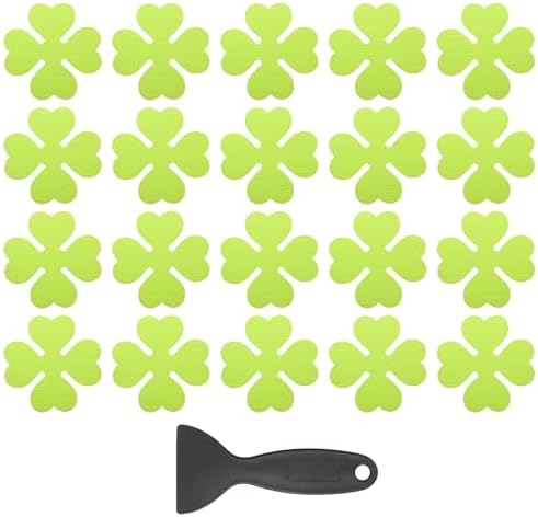PATIKIL 20 Pcs Non-Slip Bathtub Stickers Grass Green 1
