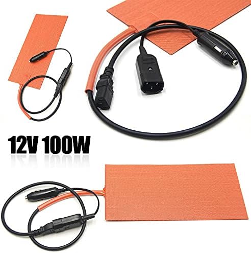 FASTROHY 12V 100W Silicone Heating Pad Quick Heater