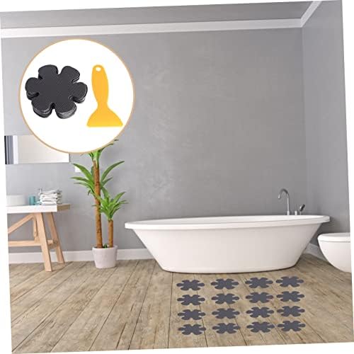 Unomor 20Pcs Flower Shaped Non-Slip Bathtub Stickers