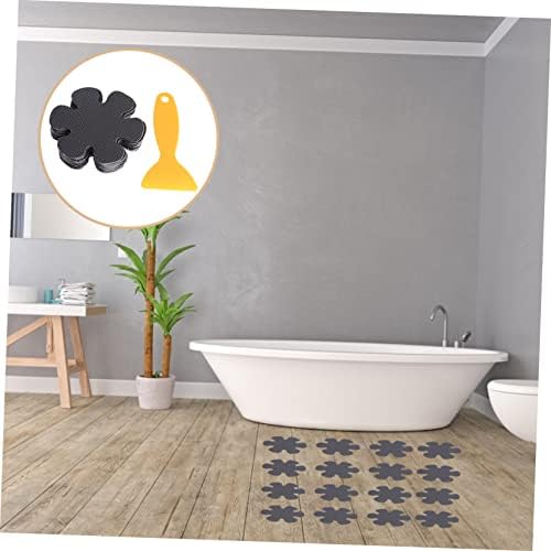20pcs Flower Shaped Non-Slip Bath Stickers for Bathtub and Shower