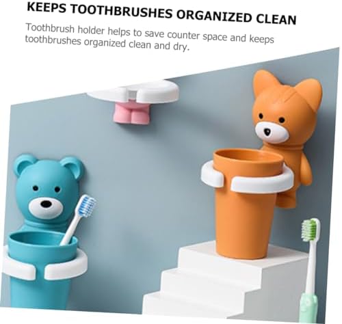 Adorable Cartoon Toothbrush Holder for Boys and Girls 1