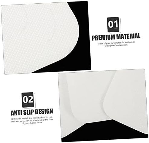 Ciieeo 24pcs Non-Slip Bath Stickers for Home Safety