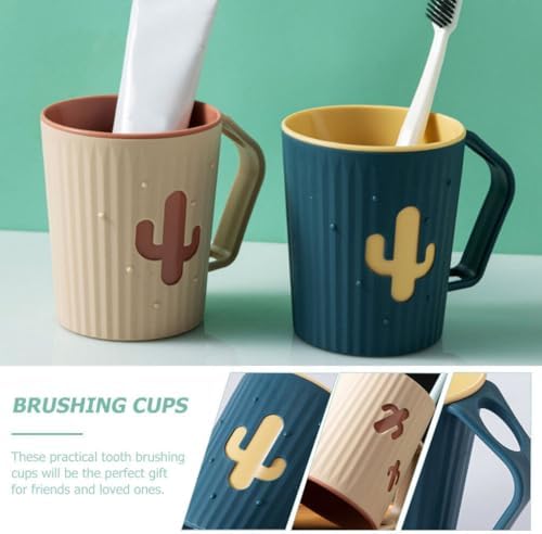 DOITOOL 4Pcs Toothbrush Holders Bathroom Accessories