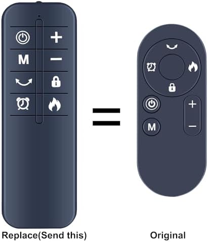 RETROSUN Replacement Remote Control for Uthfy 38 Electric Space Heater