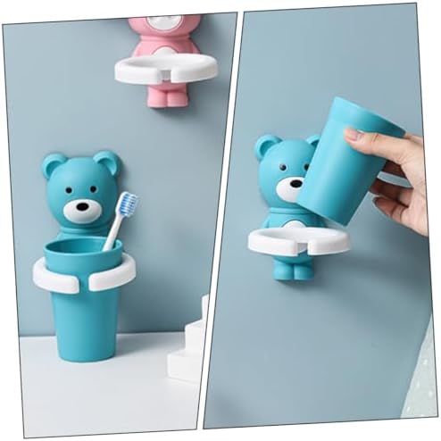 Mikinona Wall-Mounted Toothbrush Holder for Bathroom