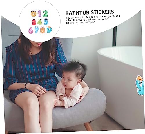 Ciieeo 10pcs Non-Educational Skid Bath Decals - Safe for Toddlers