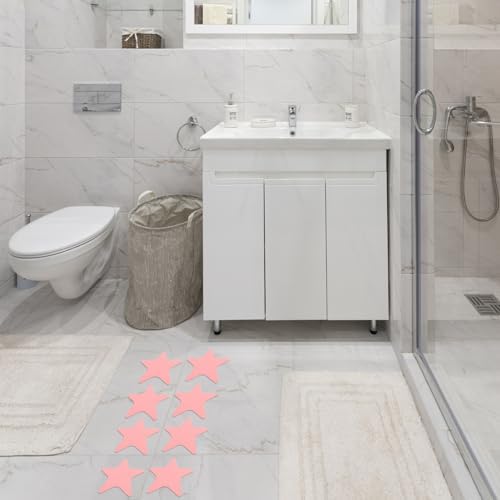 Garneck 4 Sets Self-Adhesive Star Stickers for Bathtubs and Floors