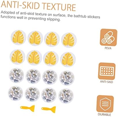 2sets Bathtub Stickers with Anti-Slip Design for Boy Girl