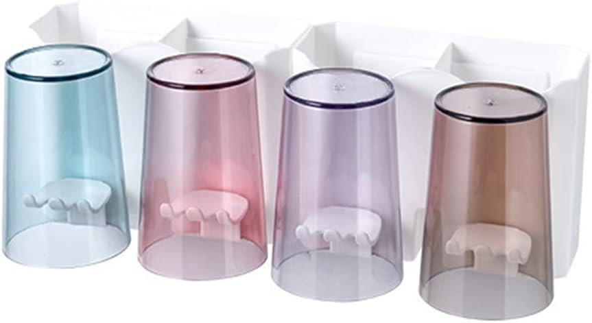 Tooloflife Toothbrush Holder 3 Cups Wall Mounted