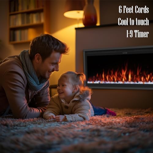 Benrocks 50 Smart WiFi Electric Fireplace Insert