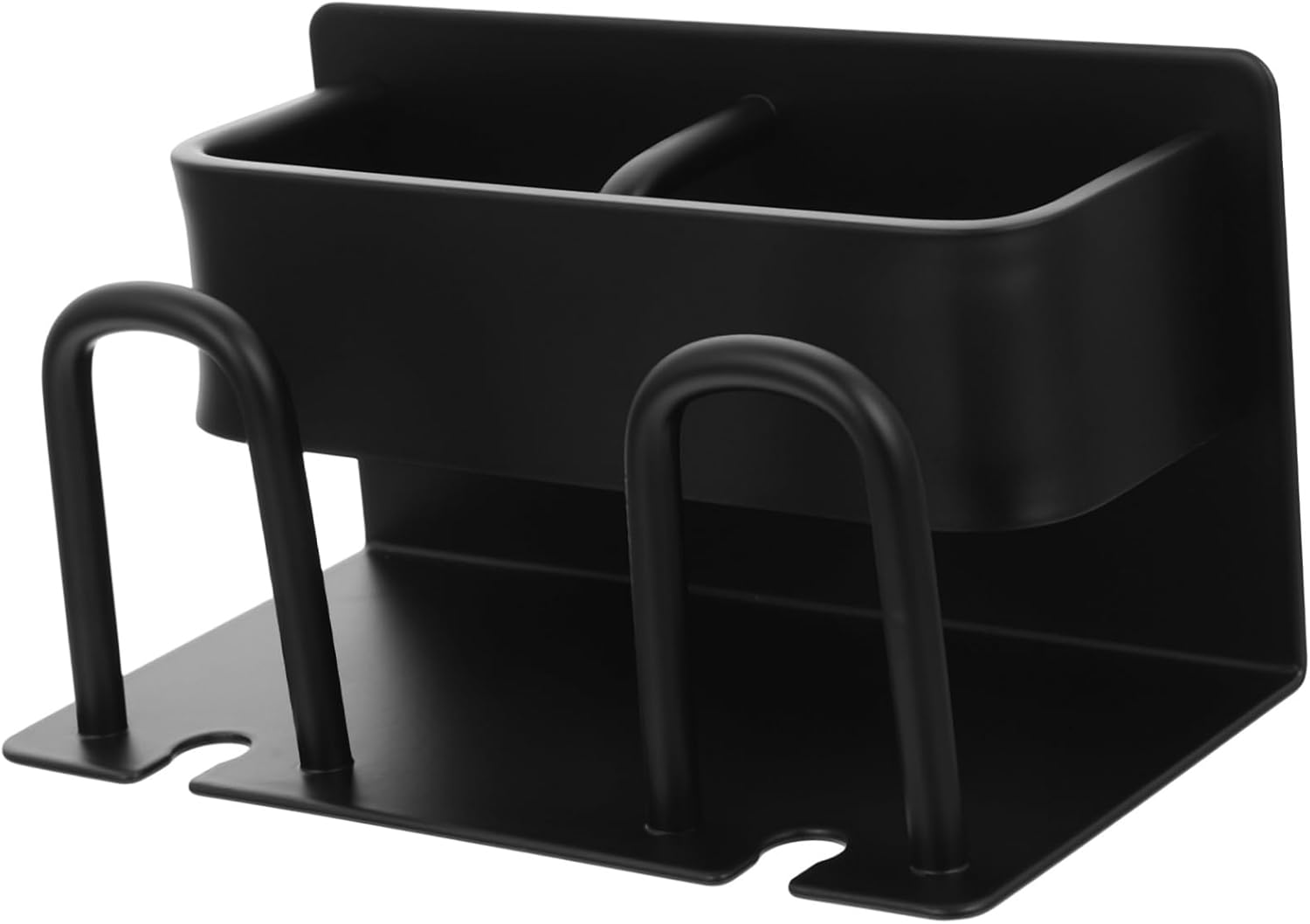 Wall Mounted Aluminum Toothbrush Holder with Cup Holder