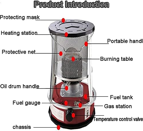 STCK Outdoor Kerosene Heater with 466L Fuel Capacity