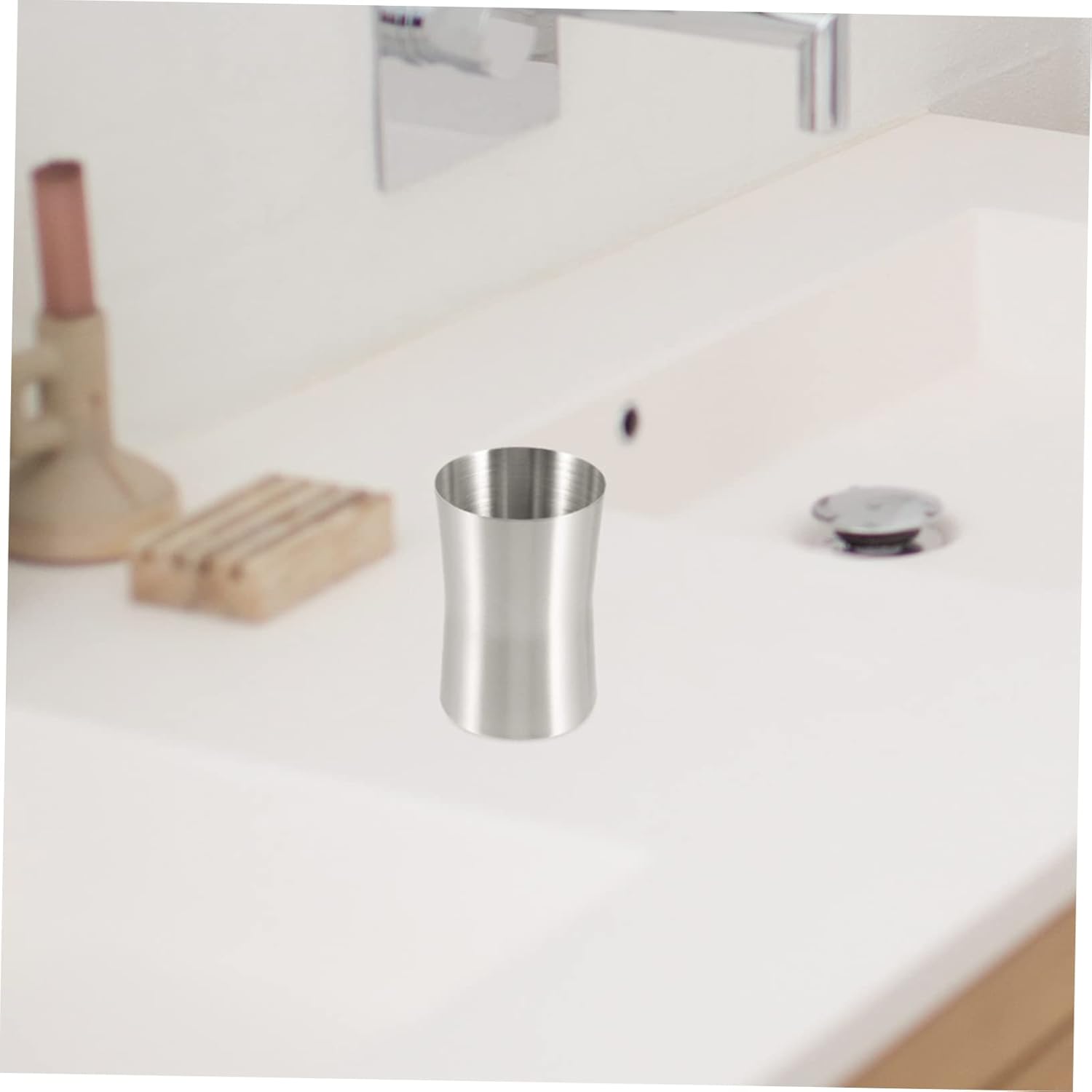 VICASKY Multi-Use Stainless Steel Toothbrush Cup
