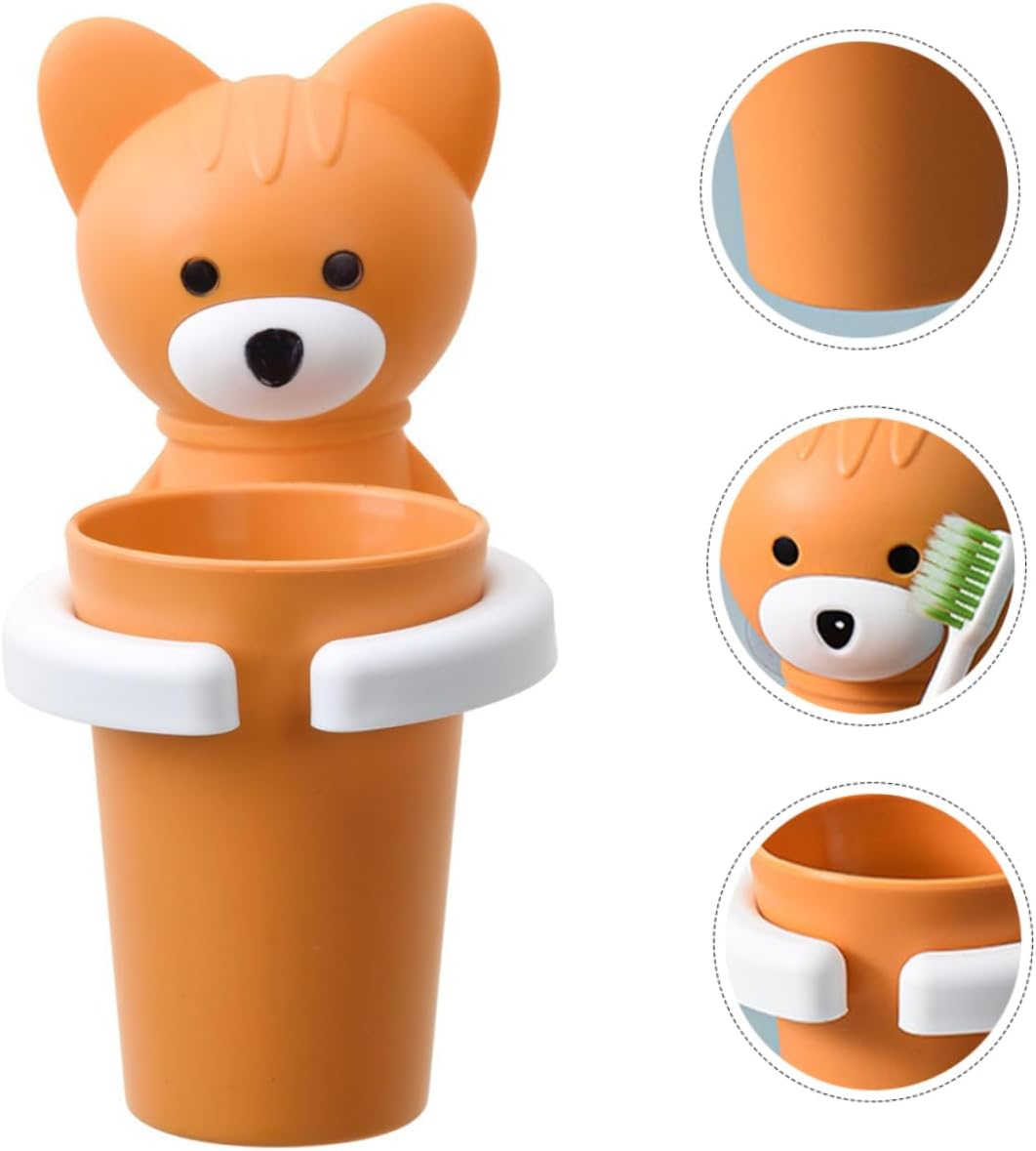 PLAFOPE Wall Toothbrush Holder Set